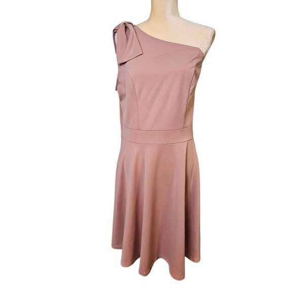Jasambac mauve one shoulder midi dress. Size XL. - Picture 1 of 6